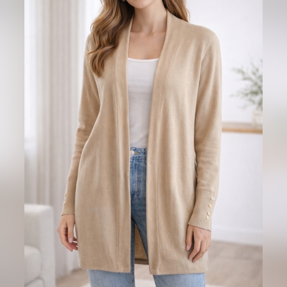 Women's Cyrus Cardigan Sweater Beige S